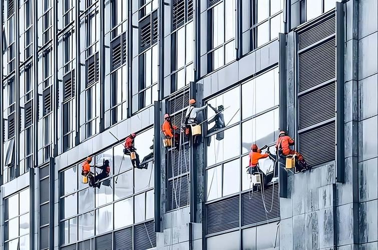 高层外墙清洗施工方案:安全是前提,洁净是标准